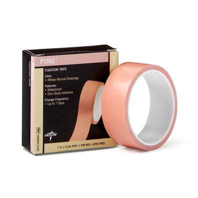 Tape Zinc Oxide 1" Adhesive Pink Each